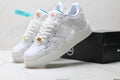 Nike Air Force 1 '07 LV8 Marble Low-Top Sneakers – White/Aqua