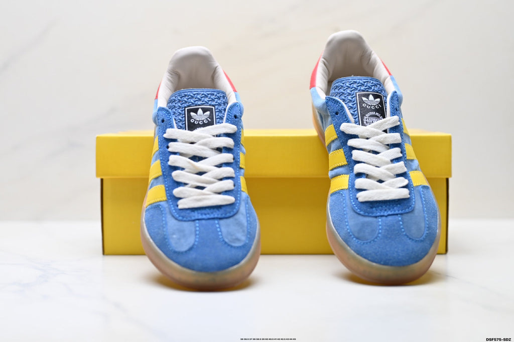 adidas  Gazelle Blue Yellow Sneakers