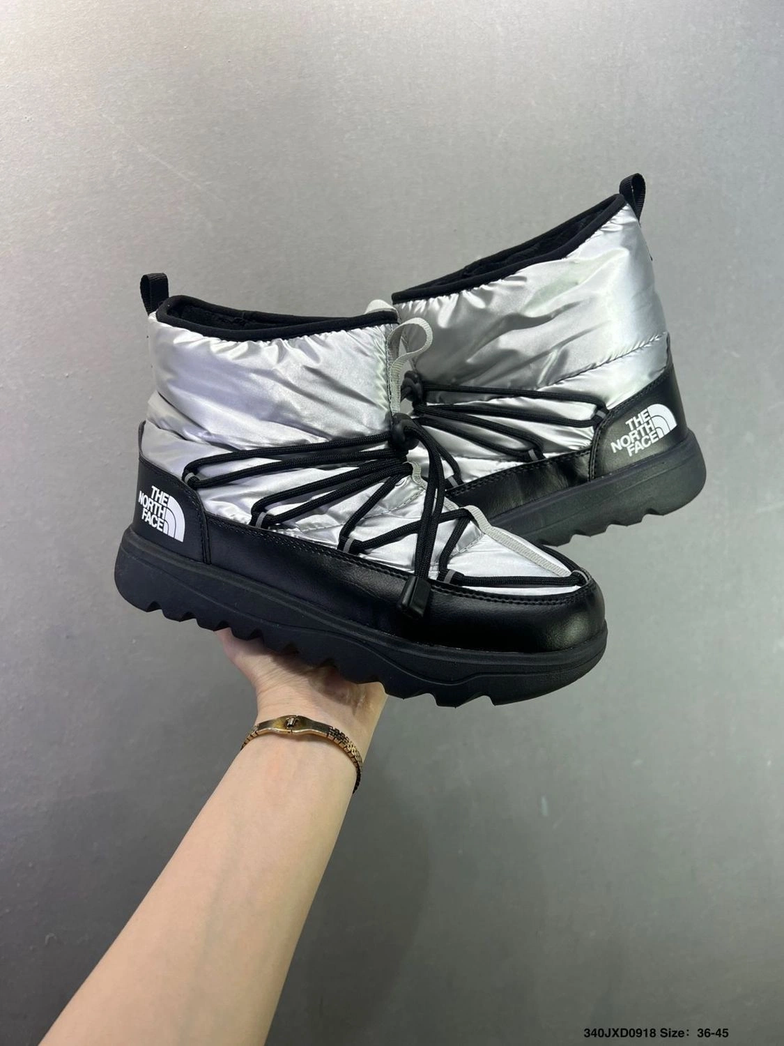 The North Face Borealis Short Boots Winter Snow Boots Unisex Thick Sole Warm Ankle Boots