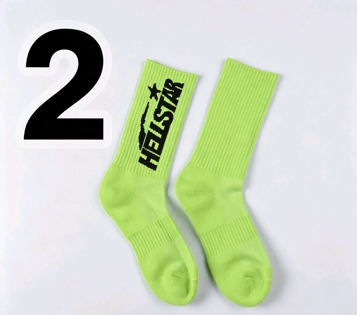Hellstar Crew Socks, Hip Hop Streetwear Camo Spider Web Flame Star Print Socks, Unisex Mid Calf Athletic Socks For Men Women