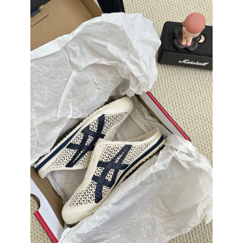 Onitsuka Tiger Mexico 66 Sabot | Breathable Mesh Slip-On Mule Sneakers