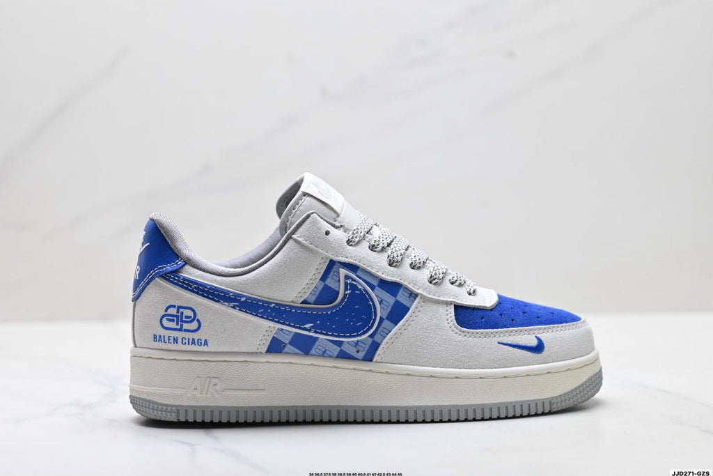 Nike Air Force 1 Low Graphic Check Collection | Premium Leather Sneakers