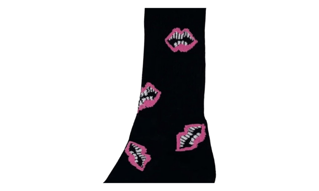 Matty Boy Chomper Socks "Black / Pink" CHRM1017