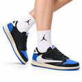Nike Low-Top Sneakers Black Blue White Unisex Collaboration Edition Style 56
