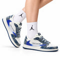 Nike Low-Top Sneakers Blue White Graphic Alt Unisex Collaboration Edition Style 21