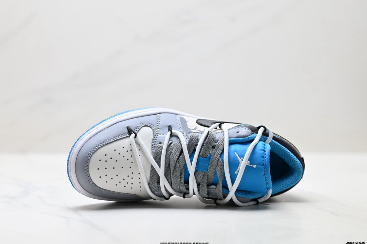 Nike Low-Top Sneakers White Black Blue Unisex Style 18