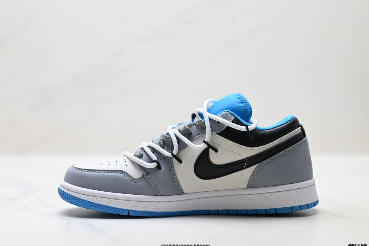 Nike Low-Top Sneakers White Black Blue Unisex Style 18