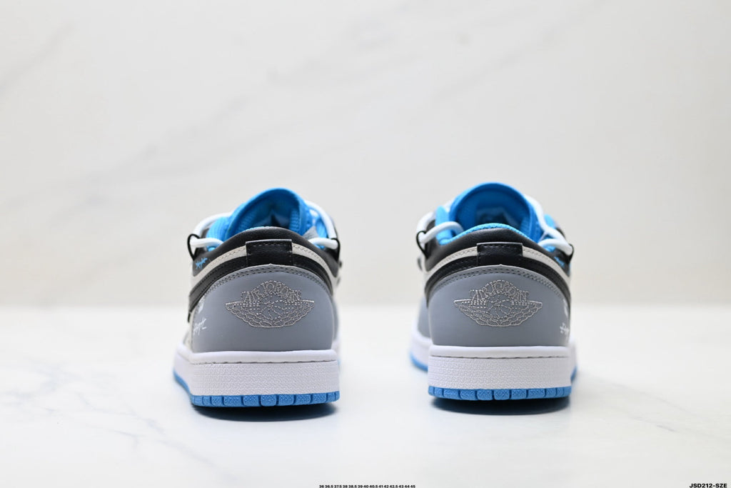 Nike Low-Top Sneakers White Black Blue Unisex Style 18
