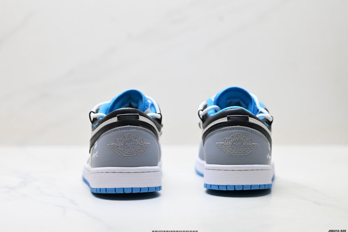 Nike Low-Top Sneakers White Black Blue Unisex Style 18