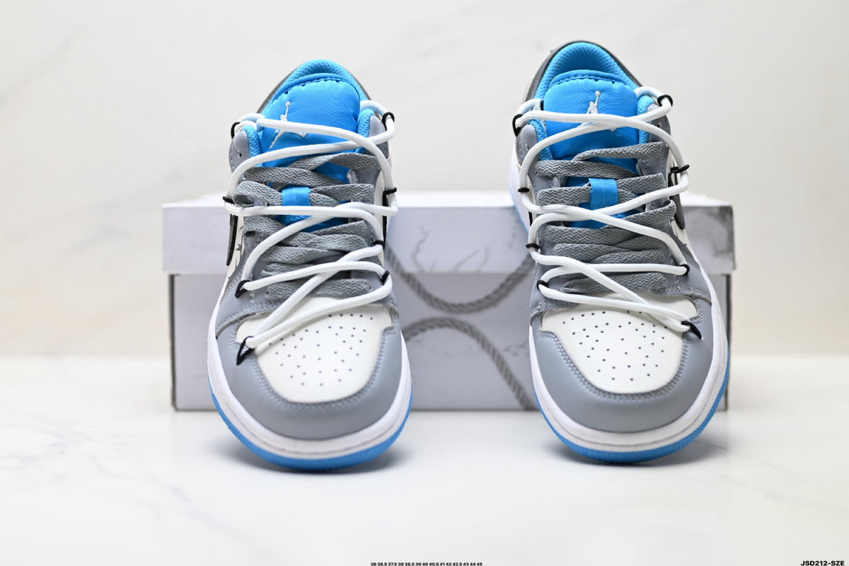 Nike Low-Top Sneakers White Black Blue Unisex Style 18