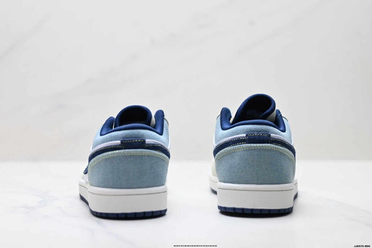 Nike Low-Top Sneakers White Navy Unisex Style 51