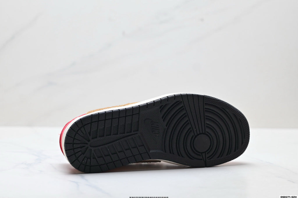 Nike Low-Top Sneakers White Red Unisex Style 25